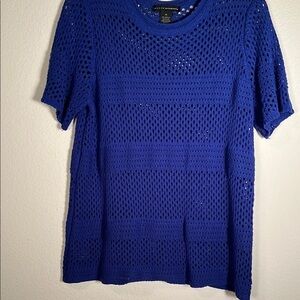 Grace Elements Blue Sweater Size Medium